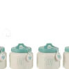 J-LINE 4 Voorraadpotten Keuken Accessoires