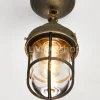 Verlichting online Antiek brons paallamp / plafondlamp buitenverlichting of padverlichting