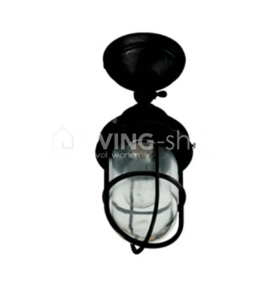 Verlichting online Antiek brons paallamp / plafondlamp buitenverlichting of padverlichting