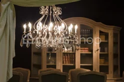 Verdace verlichting Barozzi, excl. 12x60W - dia105cm - Beach ivory metal