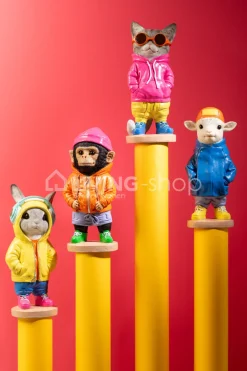 J-LINE Beeld konijn Fashion POP ART beelden