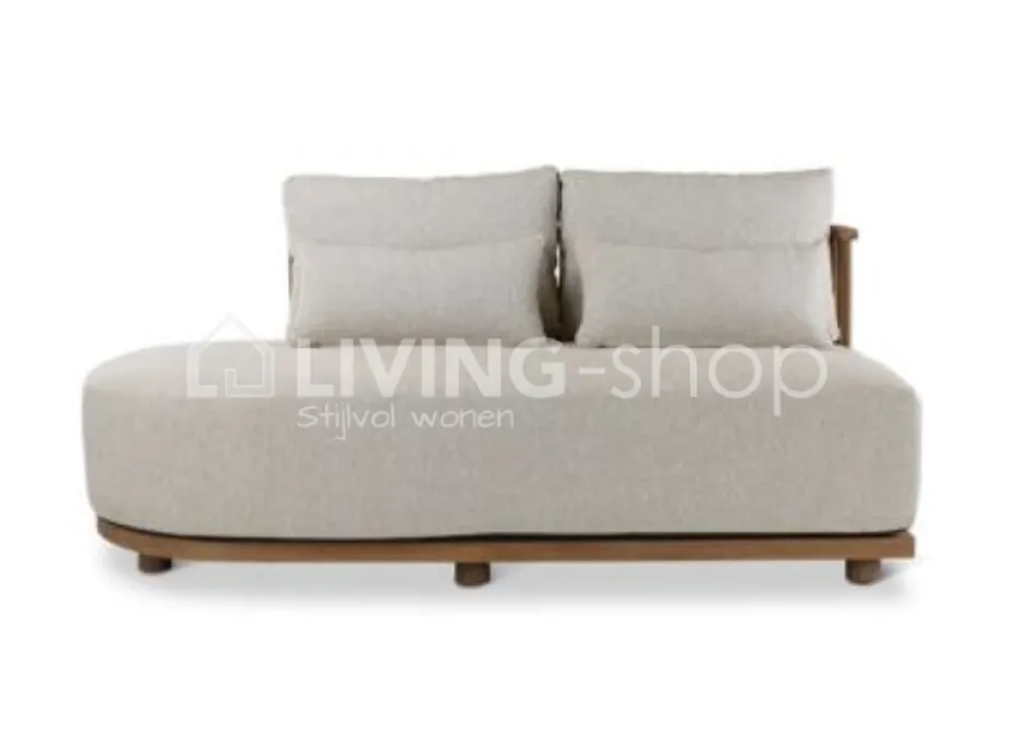Castle Line outdoor Castle Line PISANG outdoor loungeset teak naturel met kussens