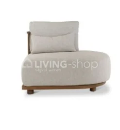 Castle Line outdoor Castle Line PISANG outdoor loungeset teak naturel met kussens
