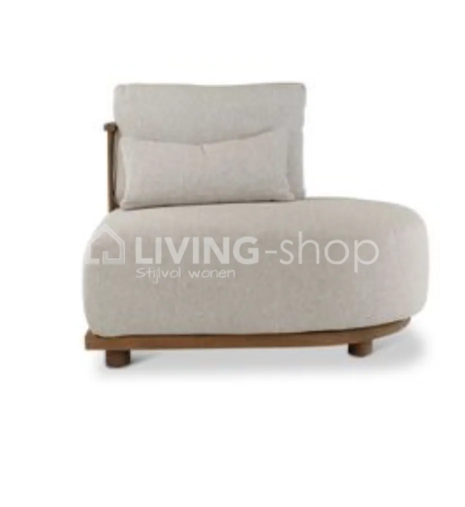 Castle Line outdoor Castle Line PISANG outdoor loungeset teak naturel met kussens