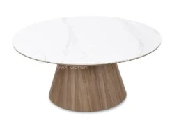 Castle-Line Clarice salontafel walnoot en keramiek Castle Line