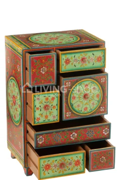 J-LINE Commode Indische kast met laden Meubelen