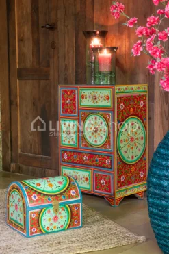 J-LINE Commode Indische kast met laden Meubelen
