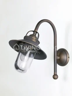 Verlichting online Cottage buitenwandlamp Biliardo Pastorij verlichting donkerbrons