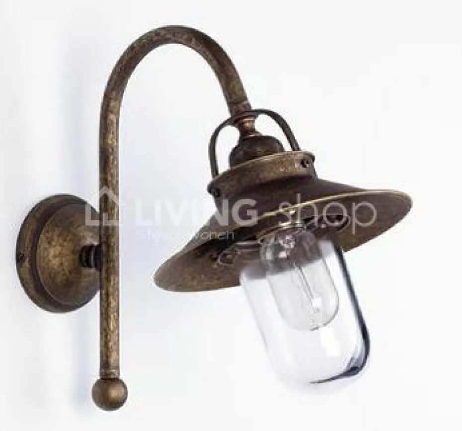 Verlichting online Cottage buitenwandlamp Biliardo Pastorij verlichting donkerbrons