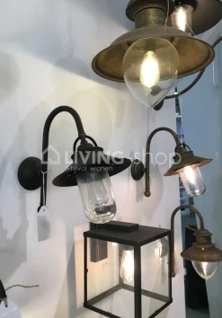 Verlichting online Cottage buitenwandlamp Biliardo Pastorij verlichting donkerbrons