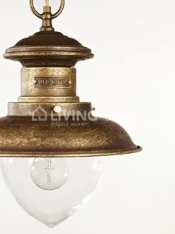 Verlichting online Dark Bronze H40xB30x30CM, Maritieme
