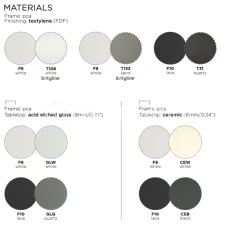 Diphano dineertafel H75 lava
