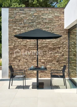 Diphano METRIS Bistro tafel H74 white aluminium