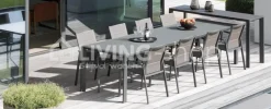 Diphano SELECTA uitschuifbare tafel, 225-345, white