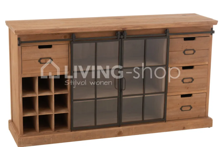 J-LINE Dressoir landelijke stijl Lia