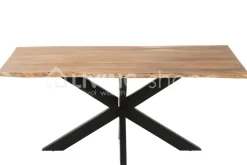 J-LINE Eettafel Gerard boomstamtafel met ster poot