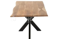 J-LINE Eettafel Gerard boomstamtafel met ster poot