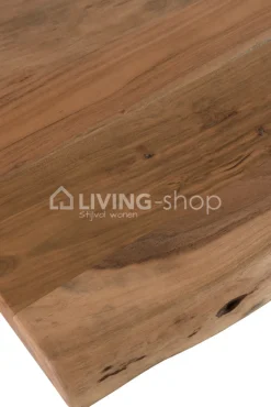 J-LINE Eettafel Gerard boomstamtafel met ster poot