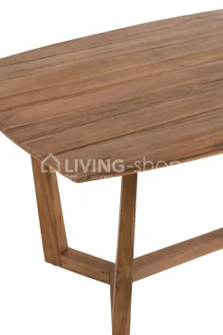 J-LINE Eettafel Maty exotiek hout zwart