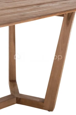 J-LINE Eettafel Maty exotiek hout zwart