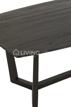 J-LINE Eettafel Maty exotiek hout zwart