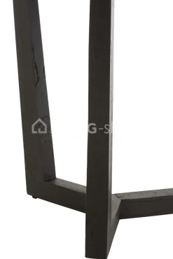 J-LINE Eettafel Maty exotiek hout zwart
