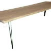 Castle-Line Eiken boomstamtafel L240x100XH77CM