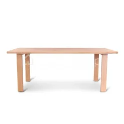 Castle-Line Eiken Cass tafel met houten poten Castle Line