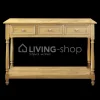 Eiken Riviera Console landelijke stijl met 3 laden