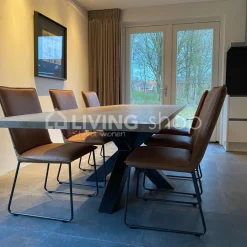 PR LIVING Elise eetkamerstoel easyclean stof