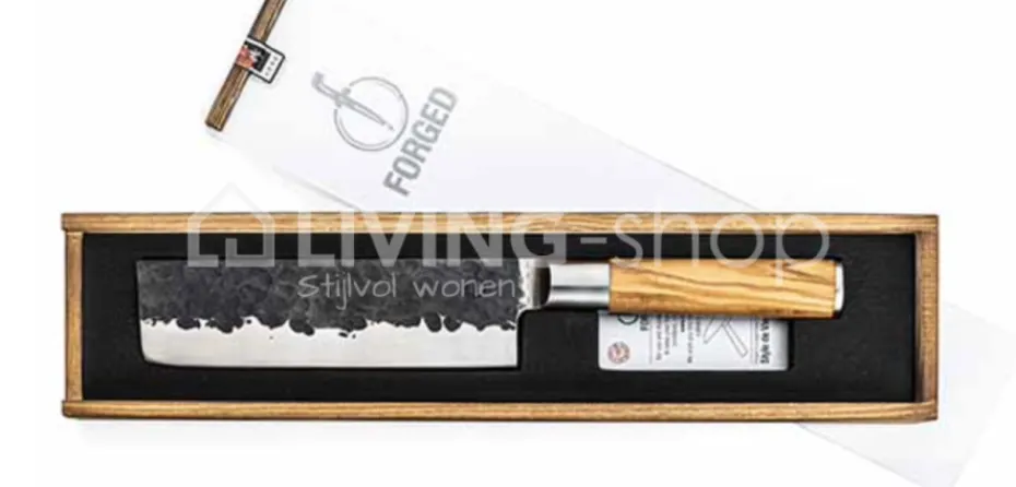 Forged Koksmessen en Barbeque messen Olive Koksmes 20,5cm