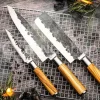 Forged messenset 3pcs Koksmes Hakbijl Huishoudmes