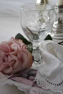 Jeanne d'Arc Living Gegraveerde wijnglazen , set van 6