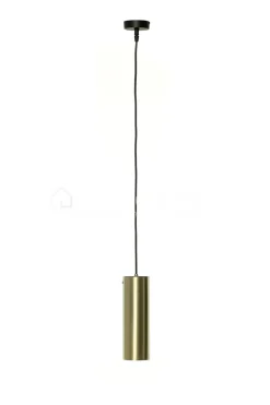Verlichting online Hanglamp 3 cilinders metaal goud industrieel dia 80x25CM max H120CM basis 36cm