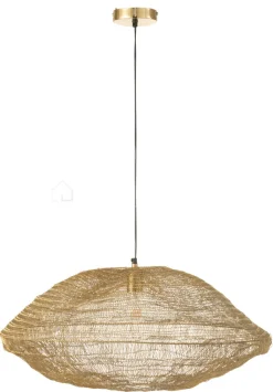 J-LINE Hanglamp draad goud net