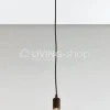Verlichting online Hanglamp draadlamp zwarte pendel