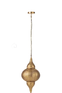 J-LINE Hanglamp druppel Oosters metaal goud