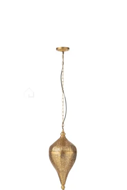 J-LINE Hanglamp druppel Oosters metaal goud