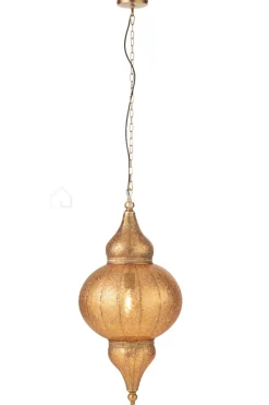 J-LINE Hanglamp druppel Oosters metaal goud