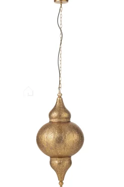 J-LINE Hanglamp druppel Oosters metaal goud
