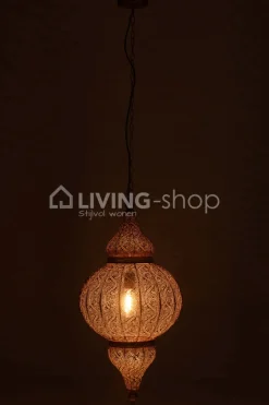 J-LINE Hanglamp druppel Oosters metaal goud