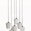 Verlichting online Hanglamp met 6 glazen tulips lampenkappen
