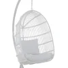 J-LINE Hangstoel Egg chair wit outdoor furniture