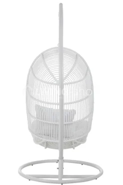 J-LINE Hangstoel Egg chair wit outdoor furniture
