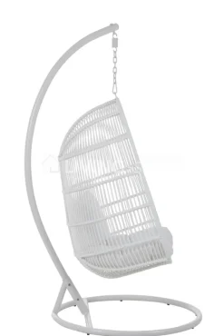J-LINE Hangstoel Egg chair wit outdoor furniture