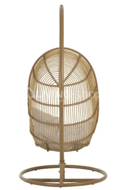 J-LINE Hangstoel Egg chair wit outdoor furniture