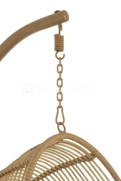 J-LINE Hangstoel Egg chair wit outdoor furniture