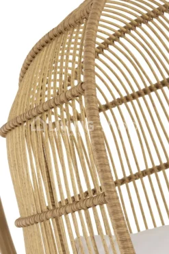 J-LINE Hangstoel Egg chair wit outdoor furniture