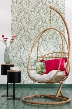 J-LINE Hangstoel Egg chair wit outdoor furniture