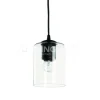 Verlichting online Helder transparant glazen cylinder lampenkap DIA12xH15CM